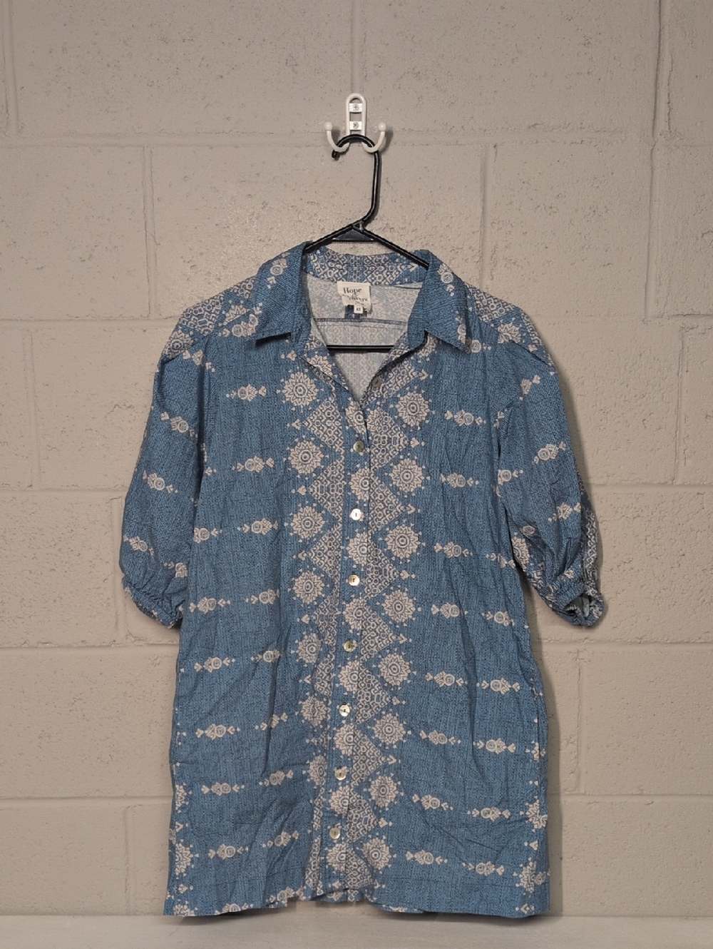 Hope for Flowers Tracy Reese Mini Shirt Dress XS Sustainable Chic - Picture 4 of 10